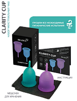 Набор менструальных чаш Clarity Cup, 2 шт. (S+L)