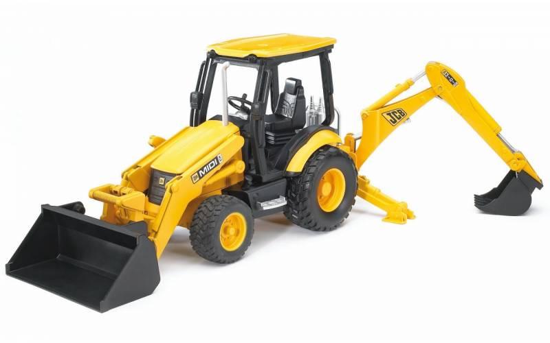 Bruder Экскаватор – погрузчик колёсный JCB MIDI CX Bruder 02427