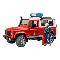 Bruder Вездеход пожарный Land Rover Defender Bruder 02596