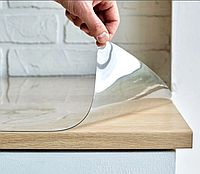 Пленка из ПВХ для подоконника 140x30 см "Тепломакс" Гибкое стекло (толщина 0.7 мм)