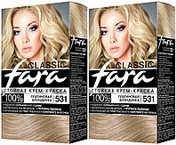 Краска для волос FARA Classic №531 Платиновая блондинка