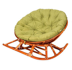 Кресло-качалка PAPASAN МР 23/01D коньяк Green