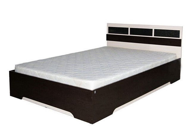 Кровать SV-мебель Спальня Эдем 2 К Дуб Венге/Дуб млечный 160/200 - фото 1 - id-p198501052