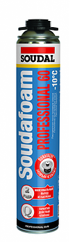 Монтажная пена пистолетная "Soudal" Soudafoam PROFESSIONAL 60 750 мл, 5411183059153