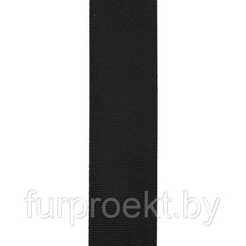 Лента тканная 38мм 322 черн polyester 22 КЛ