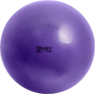 Мяч для фитнеса, йоги и пилатеса Bradex SF 0823 "ФИТБОЛ-25", фиолетовый