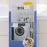 Стеллаж над стиральной машинкой, 65×25×152 см, цвет чёрный, фото 8