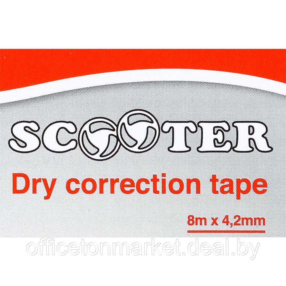 Корректирующий роллер "Scooter", лента, 4.2x8 мм/м - фото 2 - id-p198505270