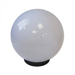 Садово-парковый светильник НТУ шар опаловый на опору / кронштейн Е27 max 60 Вт