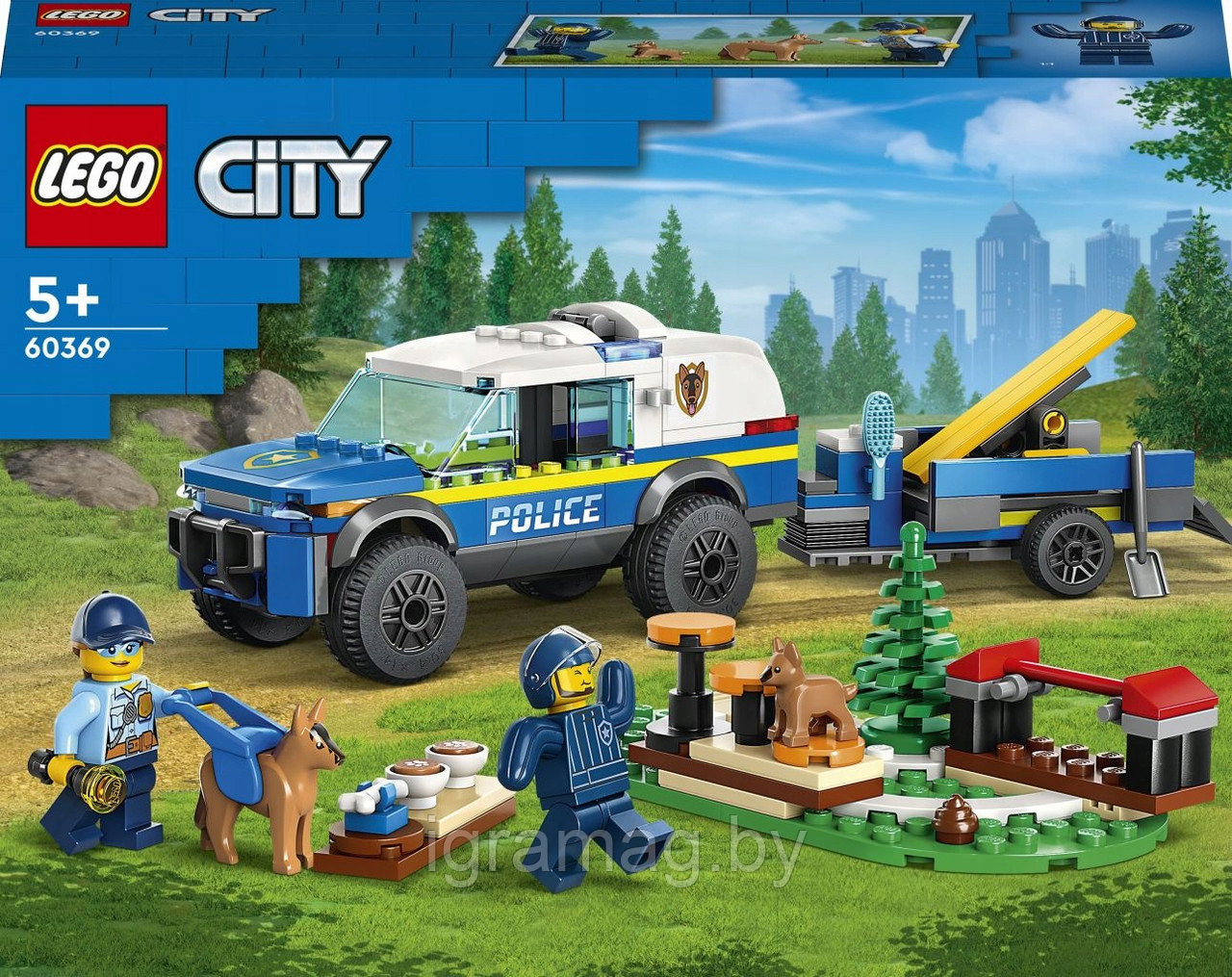 Конструктор Лего Сити Полицейская дрессировка собак LEGO City 2023 - фото 2 - id-p198509608