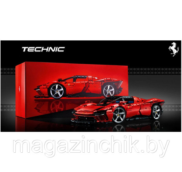Конструктор Ferrari Daytona SP3, 3778 дет. King 7903, Техник