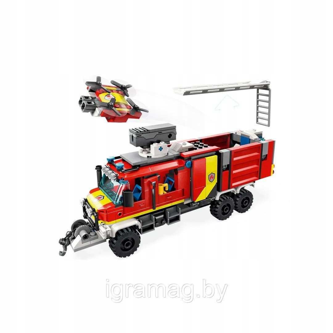 Конструктор Лего Сити Машина вездеход пожарного расчета LEGO City 2023 - фото 9 - id-p198509653