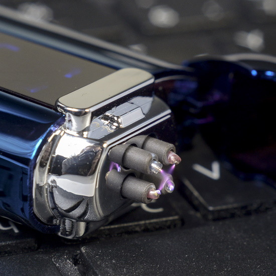 Импульсная зажигалка двойная сенсорная Lighter Контуры - фото 4 - id-p198510651
