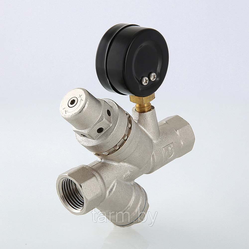 Подпиточный клапан VT.515 Ду15 (1/2") с фильтром и манометром - фото 2 - id-p198511955