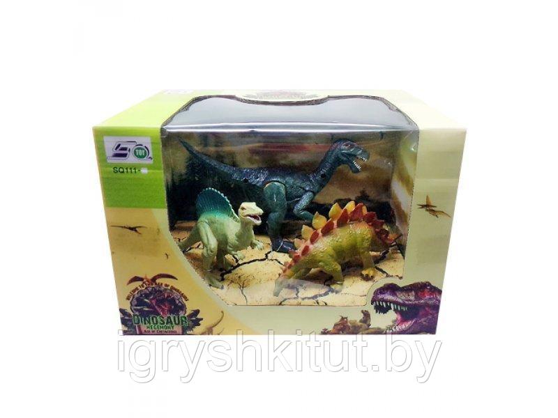 Игровой набор Динозавры, 3 шт - фото 1 - id-p198512135