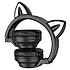 Наушники беспроводные Bluetooth BOROFONE BO18 Кошачьи ушки Чёрные, фото 2