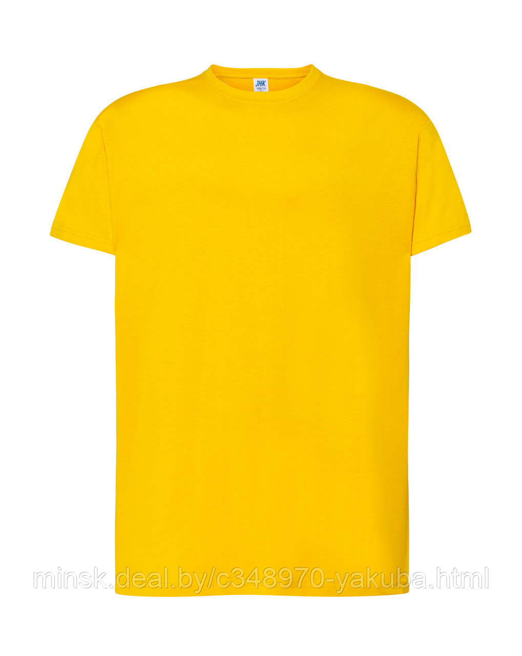 Майка желтая (фуфайка, футболка) мужская, размер XS-3XL REGULAR T-SHIRT MAN - фото 1 - id-p61893510