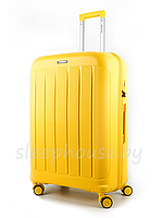 Дорожный чемодан-спиннер на колёсах L: 75x50x30 см (Жёлтый) Mironpan Travel Полипропилен