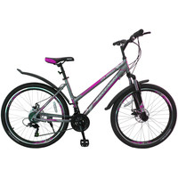 Велосипед Greenway Colibri-H 29 2019 (серый/розовый)