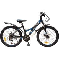 Велосипед Greenway 4930M 24 р.15 2021 (черный/синий) - фото 1 - id-p198531922
