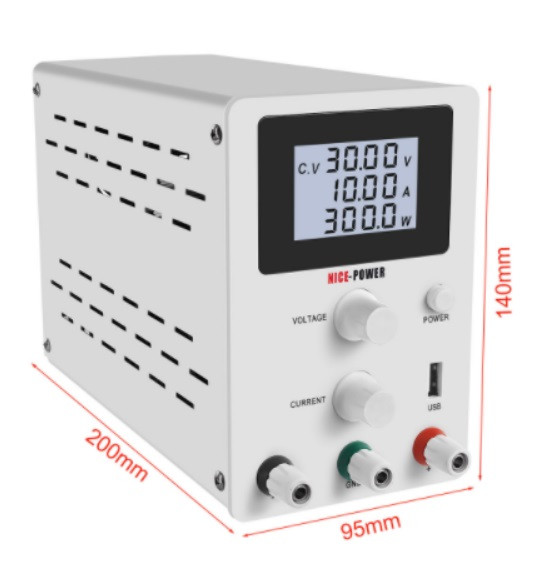 Импульсный лабораторный блок питания Nice-Power R-SPS3010D 0-30V/0-10A - фото 3 - id-p198536697