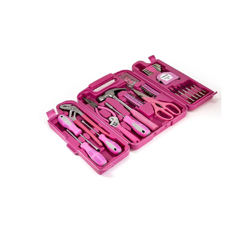Набор инструмента Joli Angel TLK-045-R 45 предметов в розовом кейсе - фото 2 - id-p198536703