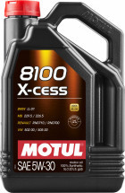 Моторное масло Motul 8100 X-cess 5W-30 5л - фото 1 - id-p198533022