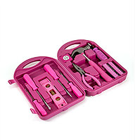 Набор инструмента Joli Angel TLK-029-R 29 предметов в розовом кейсе