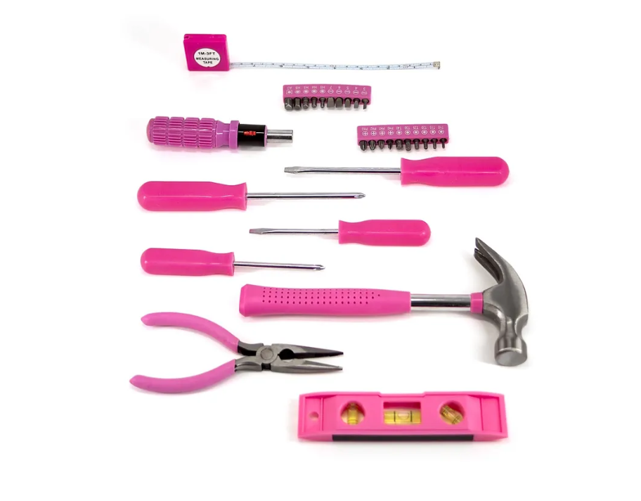 Набор инструмента Joli Angel TLK-029-R 29 предметов в розовом кейсе - фото 2 - id-p198536704
