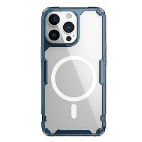 Силиконовый чехол Nillkin Nature TPU Pro Magnetic Case Синий для Apple iPhone 13 Pro