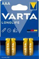 Батарейка VARTA LONGLIFE LR03 AAA B4