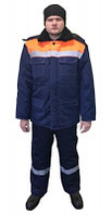 Куртка утеплённая "Легион"(т.синий/оранжевый)