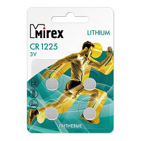 Батарейка литиевая Mirex CR1225 3V 4BP