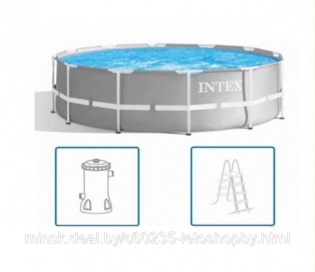 Каркасный бассейн Intex 26718 Prism Frame Pool 366*122 см