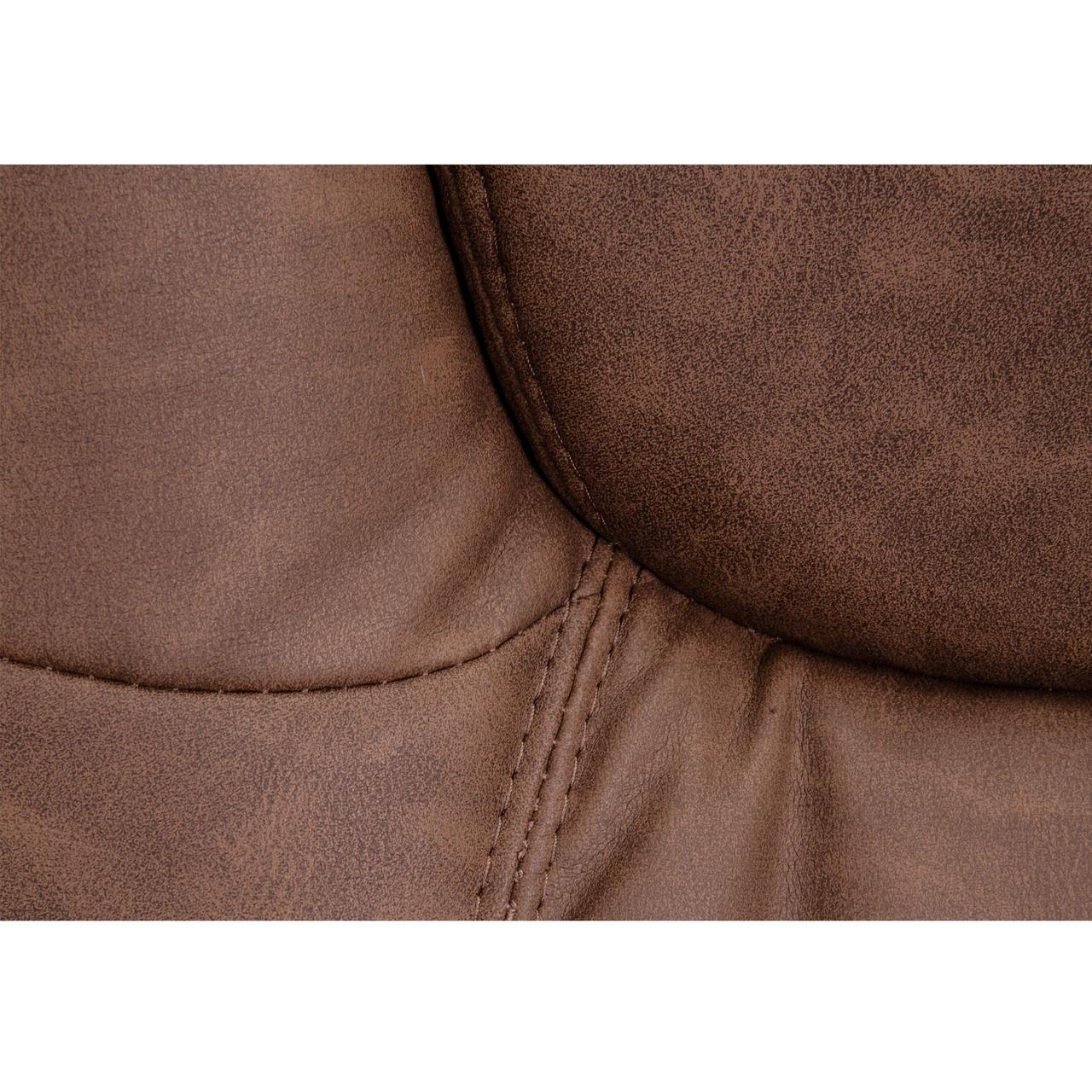 Кресло поворотное Aurora, коричневый, экокожа - фото 2 - id-p173511038