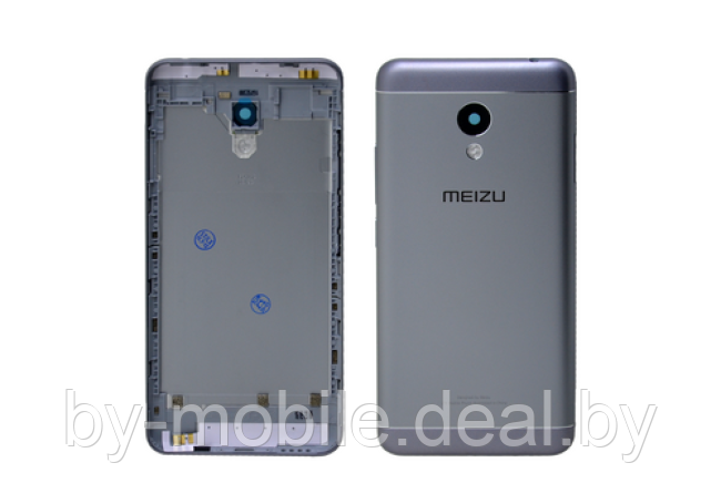 Задняя крышка Meizu M3s (серый) - фото 1 - id-p198557533