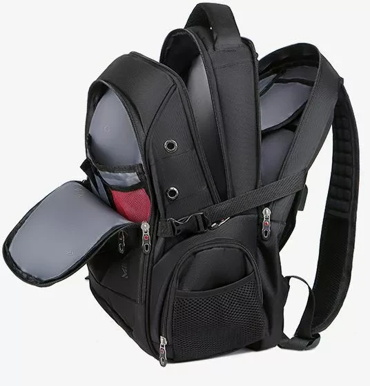 Городской рюкзак Miru Legioner M03 (чёрный) - фото 4 - id-p144196478