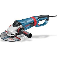 Двуручная углошлифмашина Bosch GWS 24-230 LVI Professional (0.601.893.F00) трехпозиционная вращающаяся