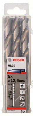 Сверло HSS-G STANDARD 12.6ММ по металлу (-5-), BOSCH 2.608.585.542 - фото 1 - id-p198570085