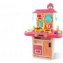 Детская игровая кухня  73 см , пар +свет, звук, вода 42 предмета , арт. 889-145