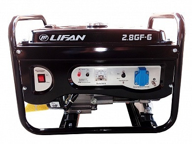 LIFAN 3000E (2.8GF-7, 220В, 2,8/3 кВт, 4-х тактный, бензиновый, одноцилиндровый, с воздушным охлаждением, 7 - фото 1 - id-p198569686