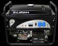 LIFAN 6500E (5GF-4, 220В, 5/5,5 кВт, 4-х тактный, бензиновый, одноцилиндровый, с воздушным охлаждением, 13