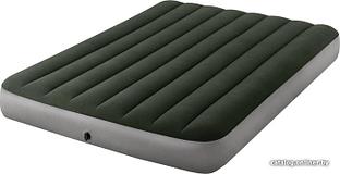 64778 Надувной матрас Intex Prestige Downy Airbed (137x191x25) Fiber-Tech, встроенный эл.насос (батареи тип С,