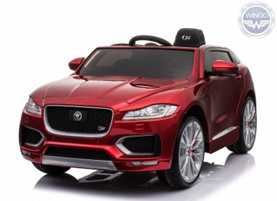 Детский электромобиль Wingo JAGUAR F-PACE LUX (Лицензия) Красный автокраска - фото 1 - id-p198566673