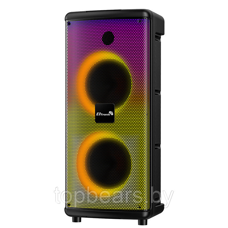 Напольная колонка Eltronic FIRE BOX 300 Watts арт. 20-23 с проводным микрофоном и RGB цветомузыкой - фото 4 - id-p197369619