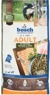Корм для собак Bosch Petfood Adult Poultry&Spelt - фото 1 - id-p198574821