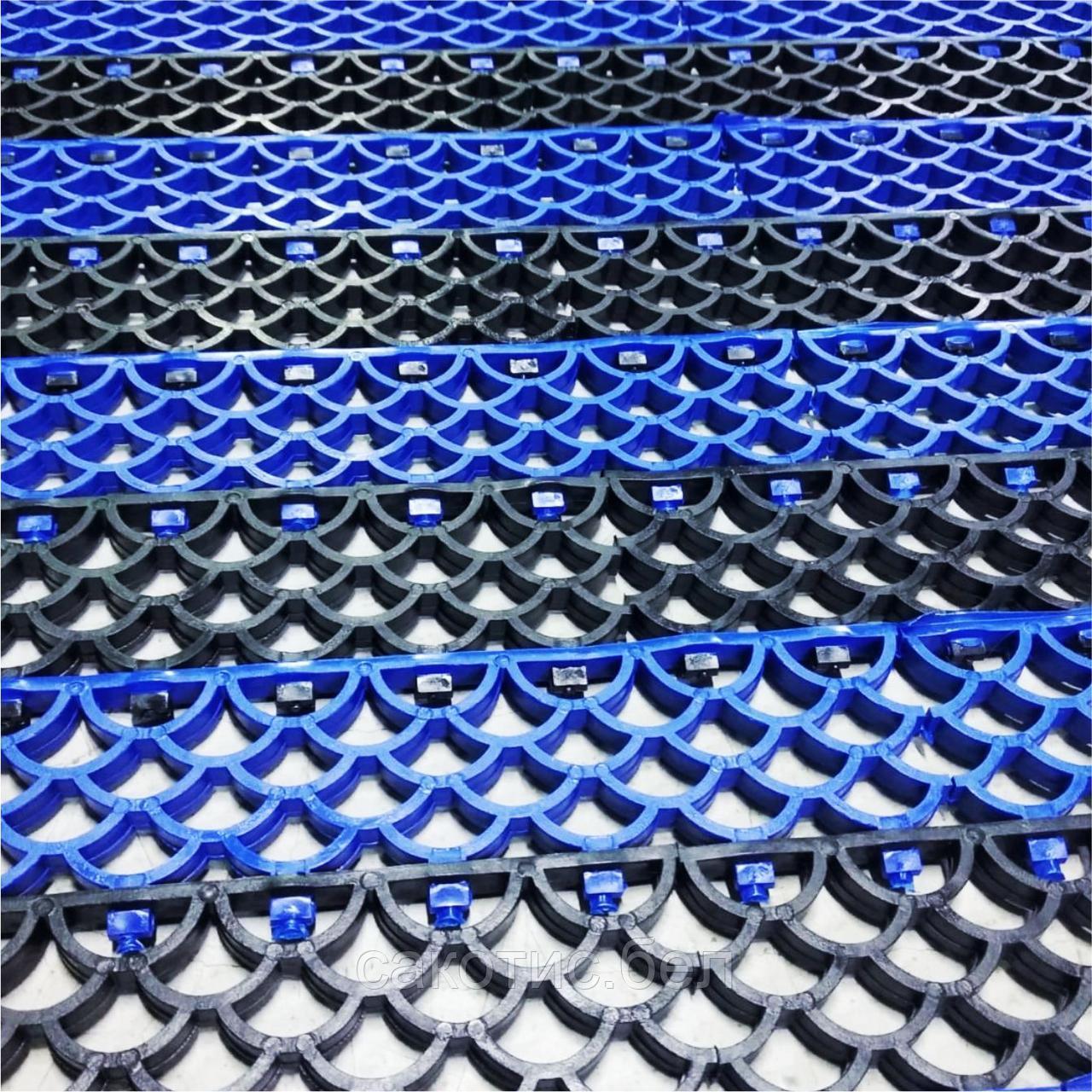 Грязезащитные модульные коврики из ПВХ "Волна" 20 мм (Любой размер) - фото 1 - id-p117088207