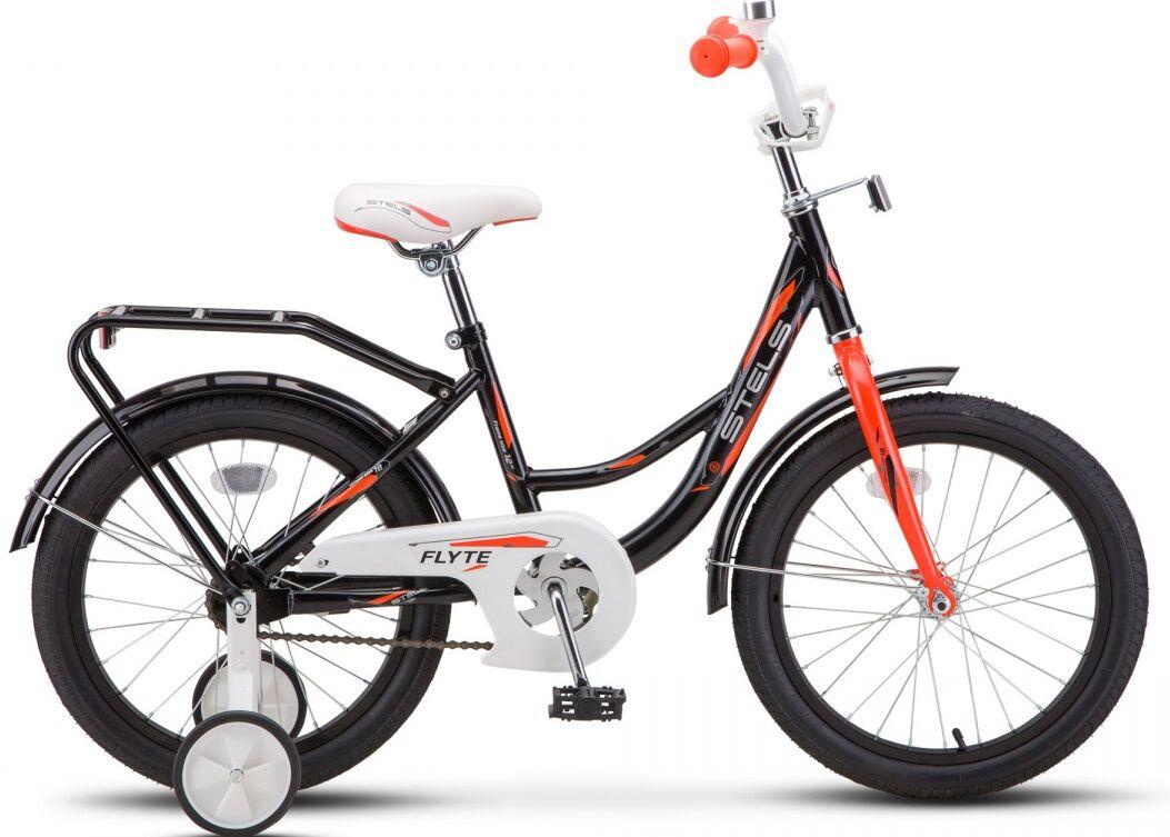 Детский велосипед Stels Flyte 16 Z011 2021 (черный/красный)