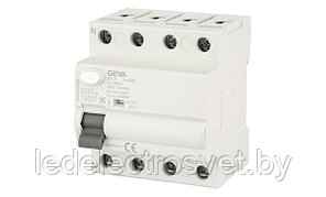 УЗО GYL9-4P-63A-30mA, 4P, 63A, 6 kA, 30mA, тип AC, 4M