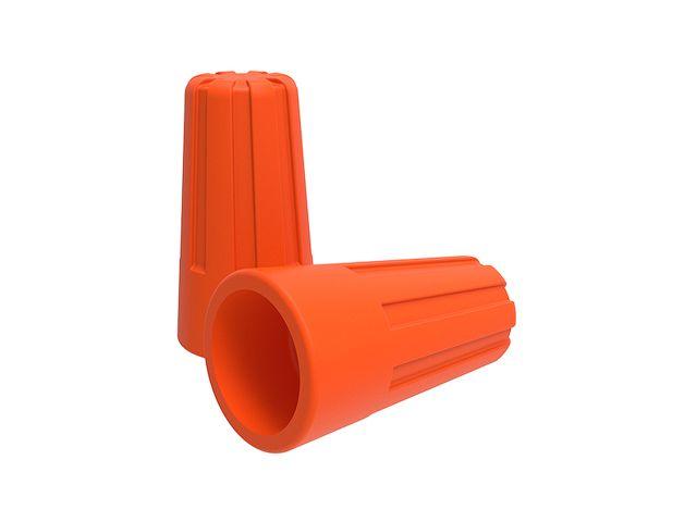 Соединительный изолирующий зажим СИЗ-3, d3,3 мм (1,5-5,75 мм2) оранжевый (упак. 100 шт.) REXANT - фото 1 - id-p189869256